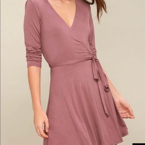 lulus wrap dress